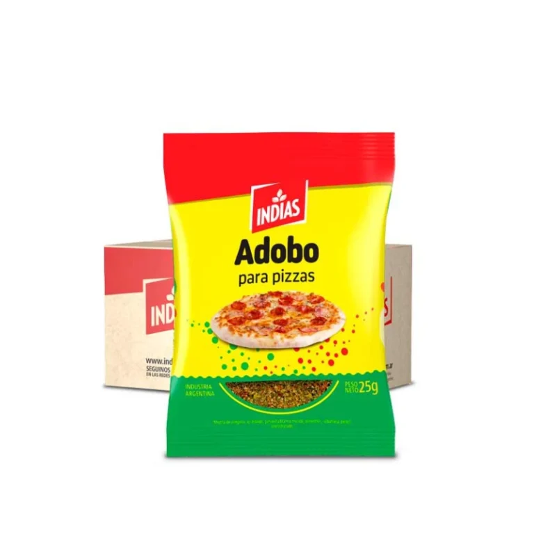 Adobo para Pizza Indias x25g pack x10 precio mayorista Mendoza