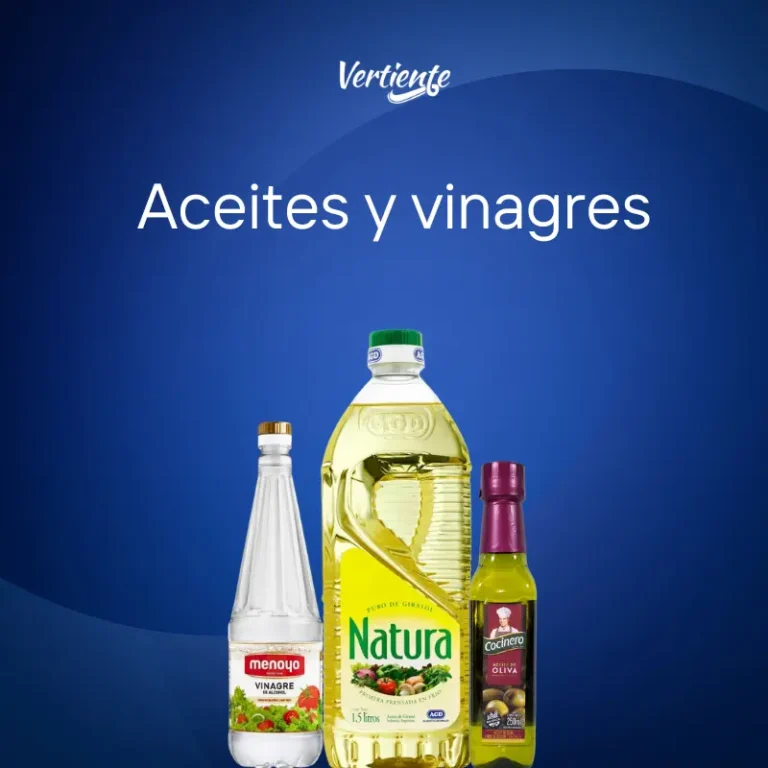 Aceites y Vinagres | Productos al por mayor Mendoza