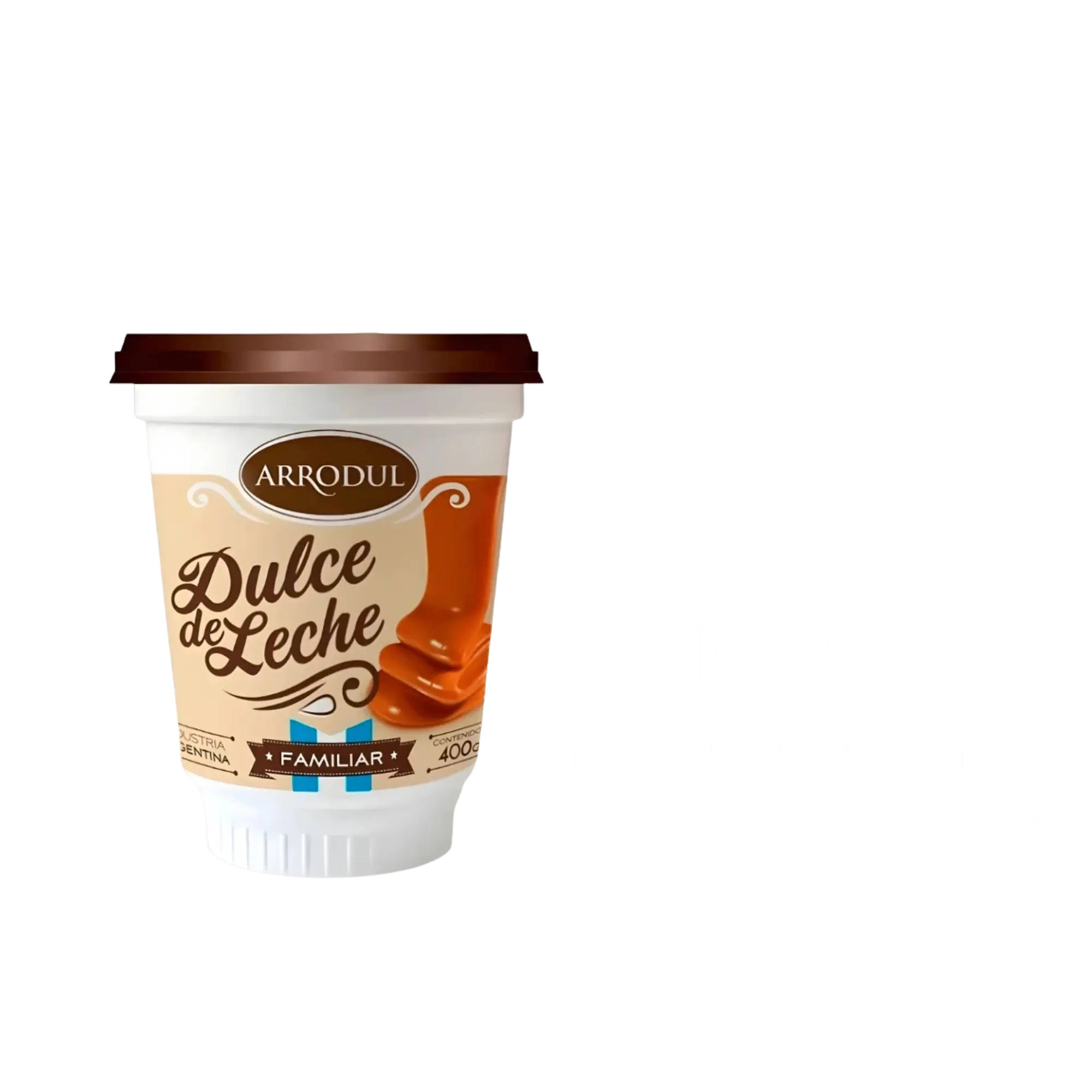 Dulce de leche Arrodul 400g. Cremoso y delicioso, ideal para postres y desayunos. Comprá al por mayor en Vertiente Mayorista Mendoza.