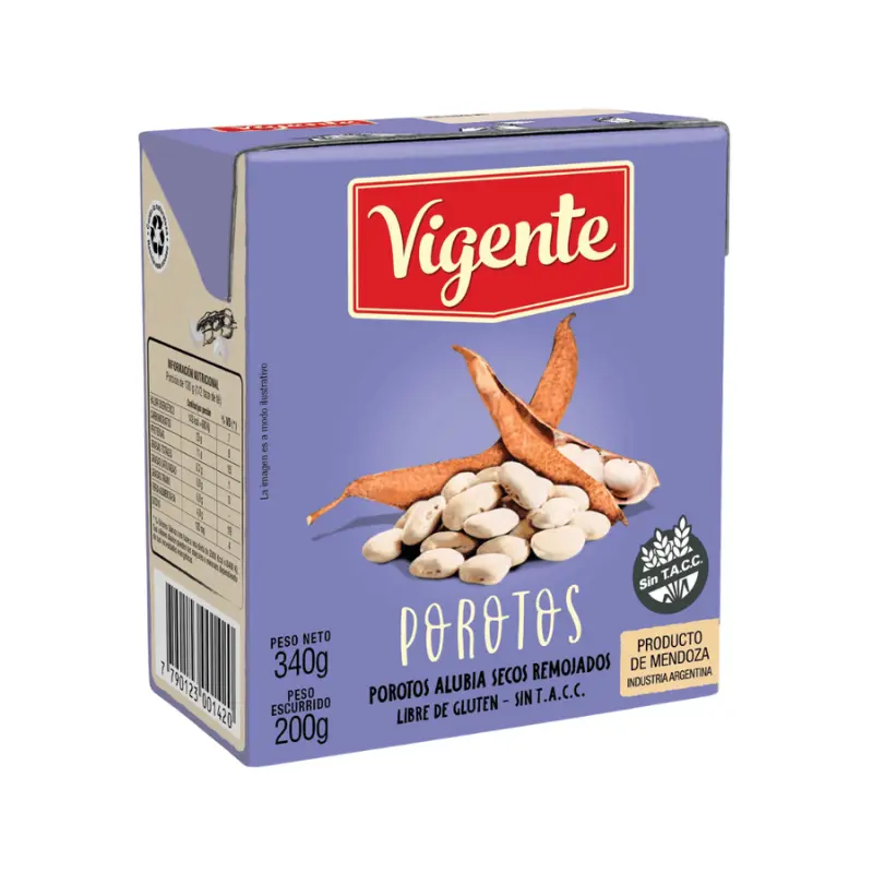 Porotos Vigente 340g con ofertas y precio mayorista en Mendoza Porotos Vigente 340g con ofertas y precio mayorista en Mendoza